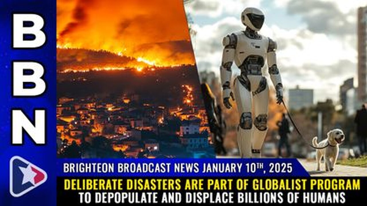 DELIBERATE DISASTERS are Part of Globalist Program to Depop & DISPLACE Billions