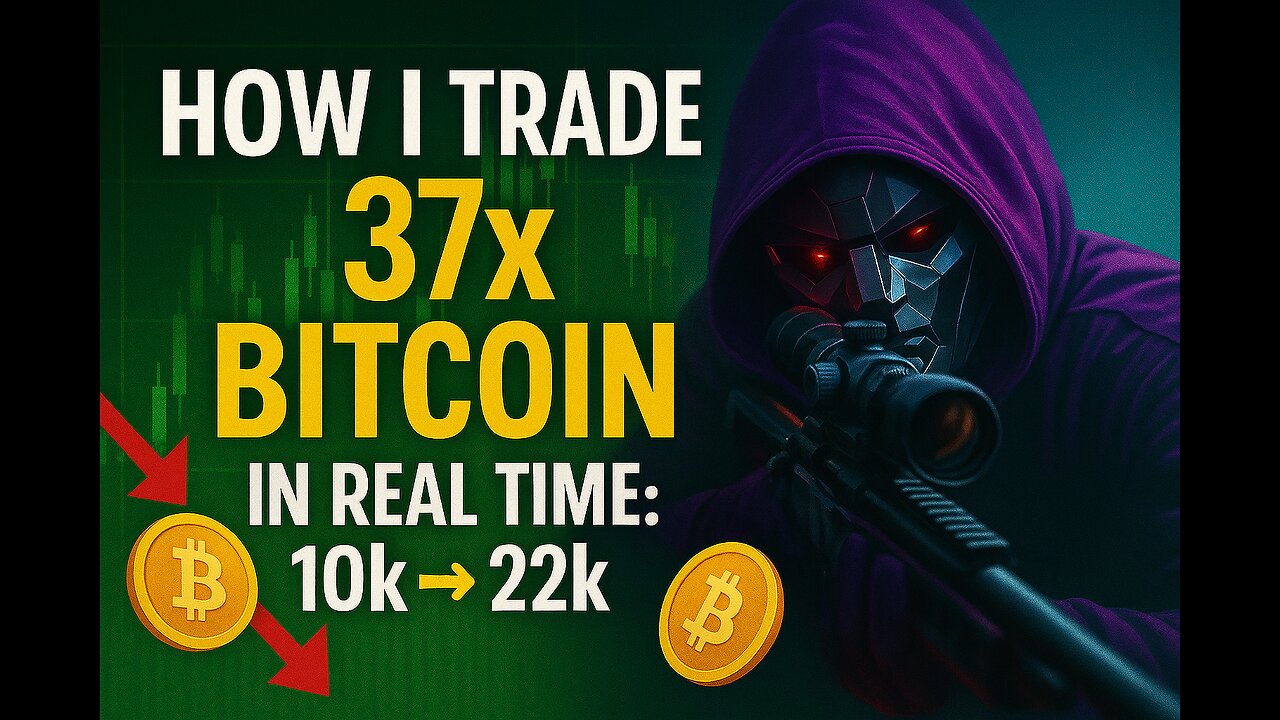 The Exact 37× BTC Setup I Use (10K → 22K) $10,000 to $22,000 with 37× BTC No TA, Live