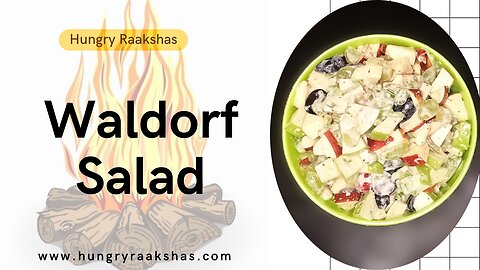 Waldorf Salad|Full Recipe in desccription|Hungry Raakshas