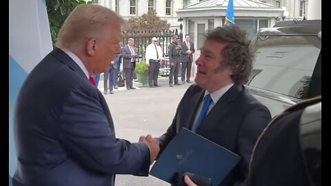 President Trump in a Bilateral Lunch with the President of the Argentine Republic