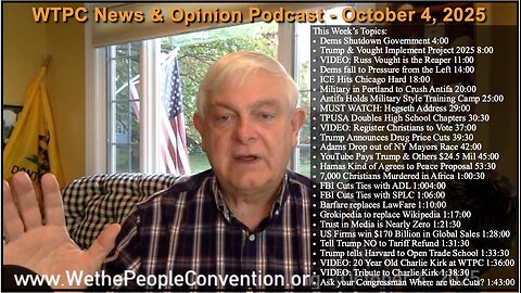 We the People Convention Weekly News & Opinion 10-4-25