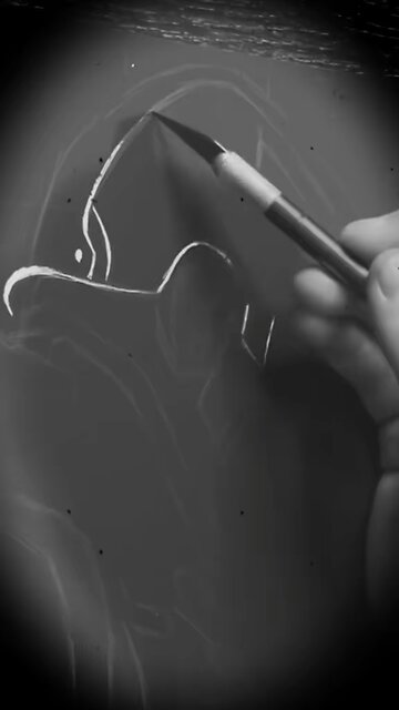 Scratch Art of Captain America