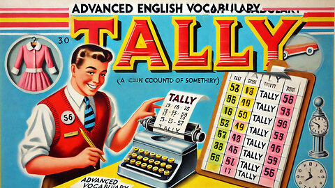 Vocabulary and Pronunciation "TALLY" Advanced English