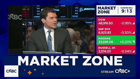 Dow closes lower after setting intraday record high earlier in session