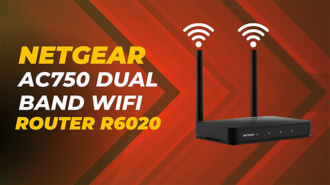 Netgear AC750 Dual Band WiFi Router R6020