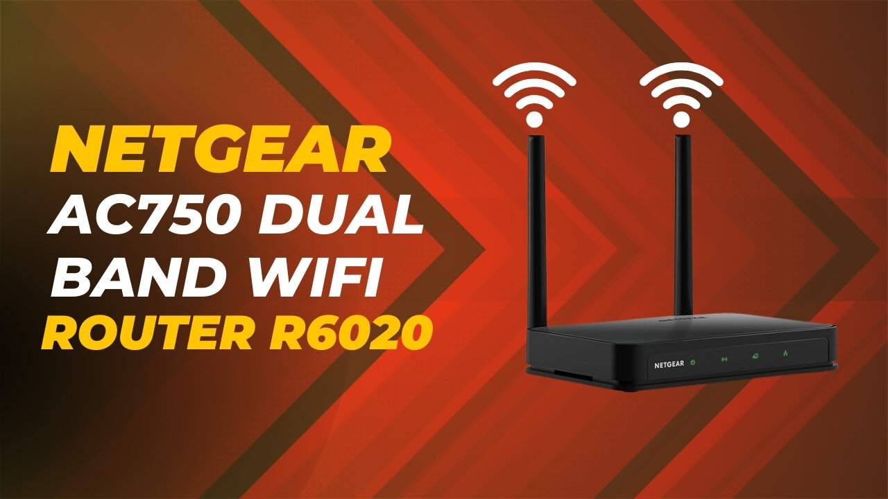 Netgear AC750 Dual Band WiFi Router R6020