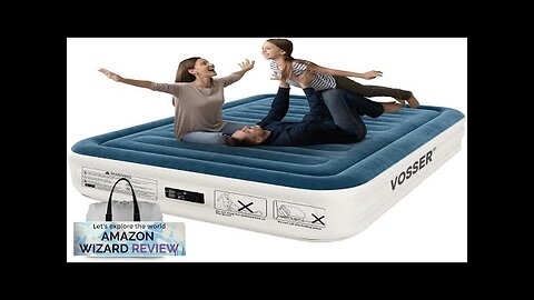 Queen Air Mattress with Built-in PumpFast & Easy Inflation/Deflation Inflatable Mattress Review