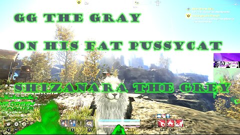GG the Elder Wizard of the Gray - Green Gooner riding in New World! Update time on the fat pussycat!