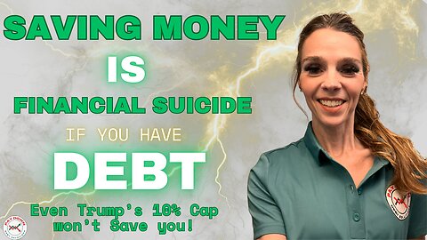 Why Saving Money is Financial Suicide (When You Have Debt)!