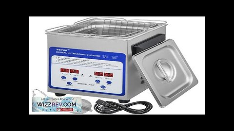 VEVOR Digital Ultrasonic Cleaner 2L Ultrasonic Cleaning Machine 40kHz Sonic Cleaner Machine Review