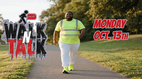 Stay Moving, Stay Thankful 🚶🏾‍♂️ | Walk n Talk Morning Motivation | Oct 13, 2025