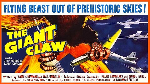 The Giant Claw 1957 colorized (Jeff Morrow)