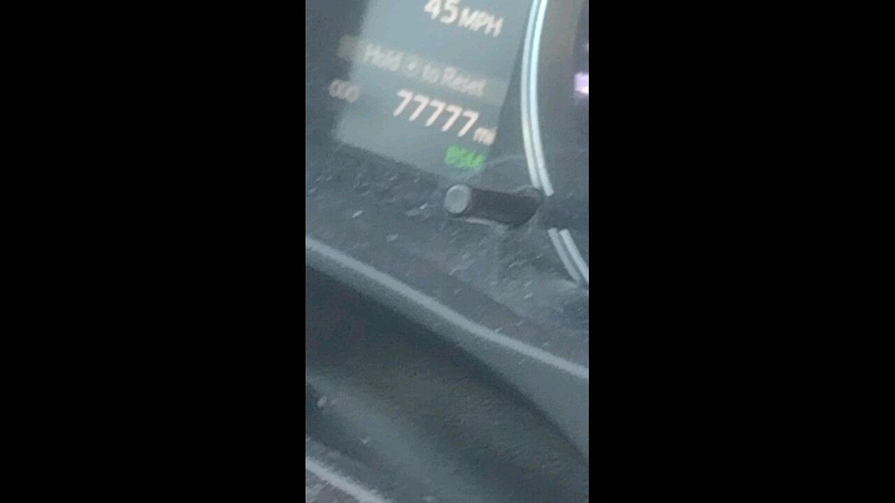 Car gets 77,777 miles