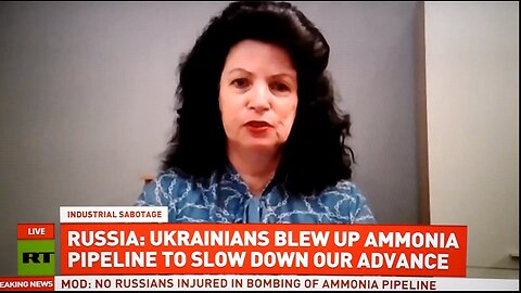 My Comments at RT: Ukraine blew up the Togliatti-Odessa Ammonia Pipeline