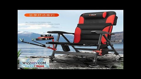 New European Fishing Chair 낚시의자 Folding Portable Wild Fishing Chair Multifunctional Fishing Review