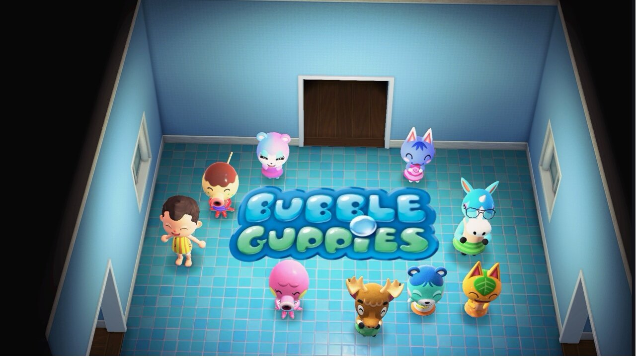 Bubble Guppies Theme Song Ft Zooli: Animal Crossing Recreation