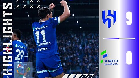 Al Hillal 9-0 Al Fateh | Highlights All Goals | Saudi Pro League 24/25