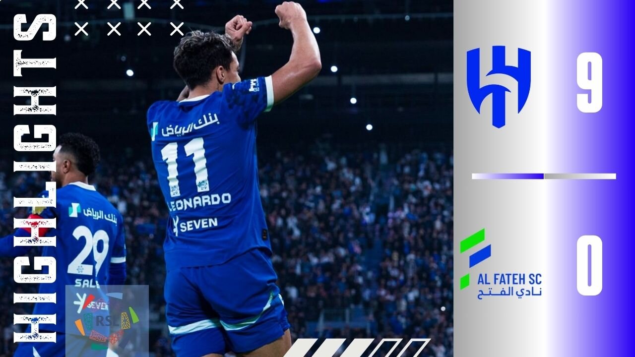 Al Hillal 9-0 Al Fateh | Highlights All Goals | Saudi Pro League 24/25