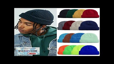 Hot Sale Daily Fisherman Beanie Hat Unisex Sailor Style Autumn Beanie Ribbed Review