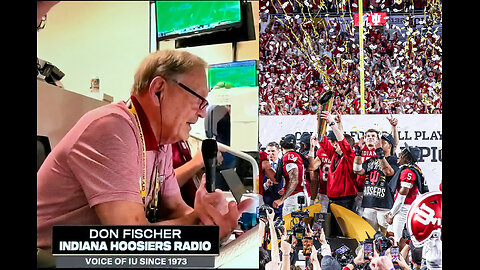 January 19, 2026 - Don Fischer's Call as Indiana University Wraps Up National Football Championship