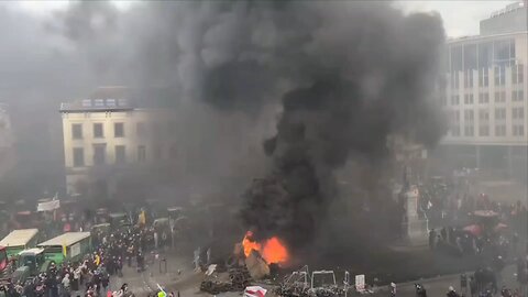 🔥 Brussels on fire: European farmers give von der Leyen a reality check