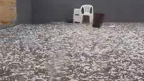 Severe Hailstorm in Erechim, Brazil