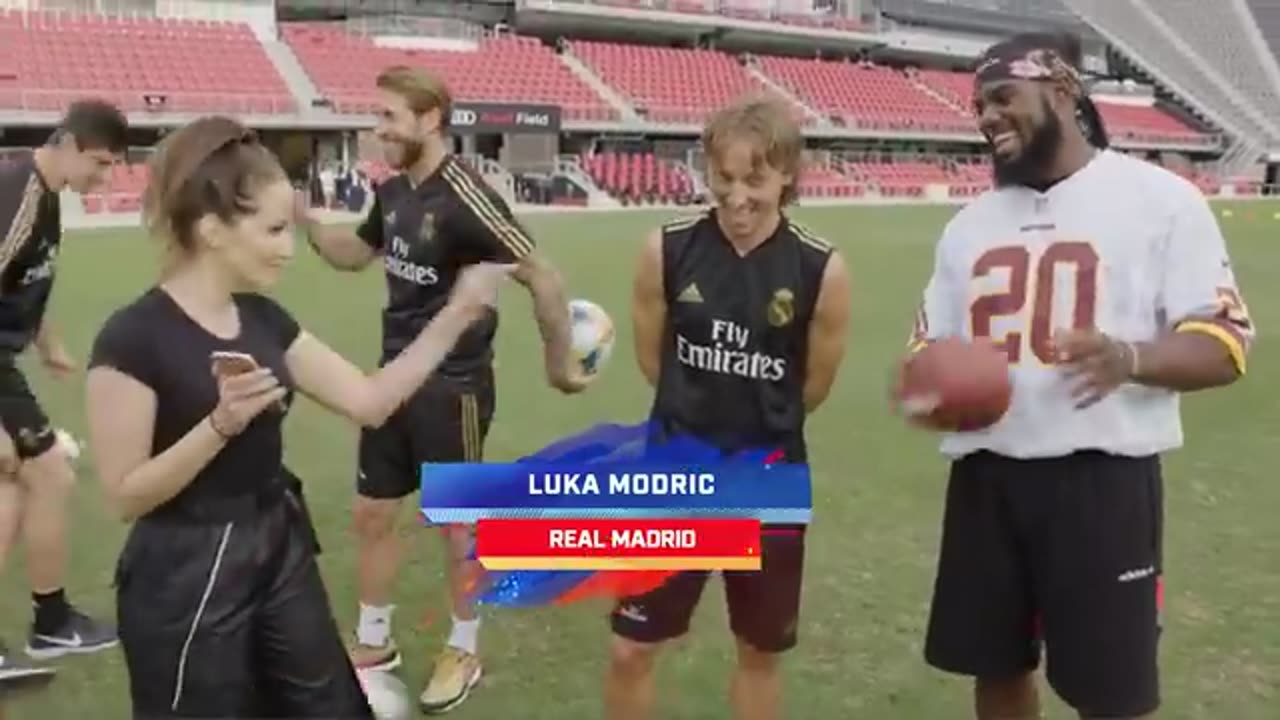 Legends Collide: Ramos, Modrić & Courtois Face Off Against Collins & Norman | Real Madrid x NFL