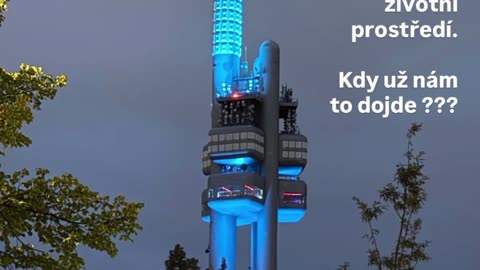 Světelný smog v Praze