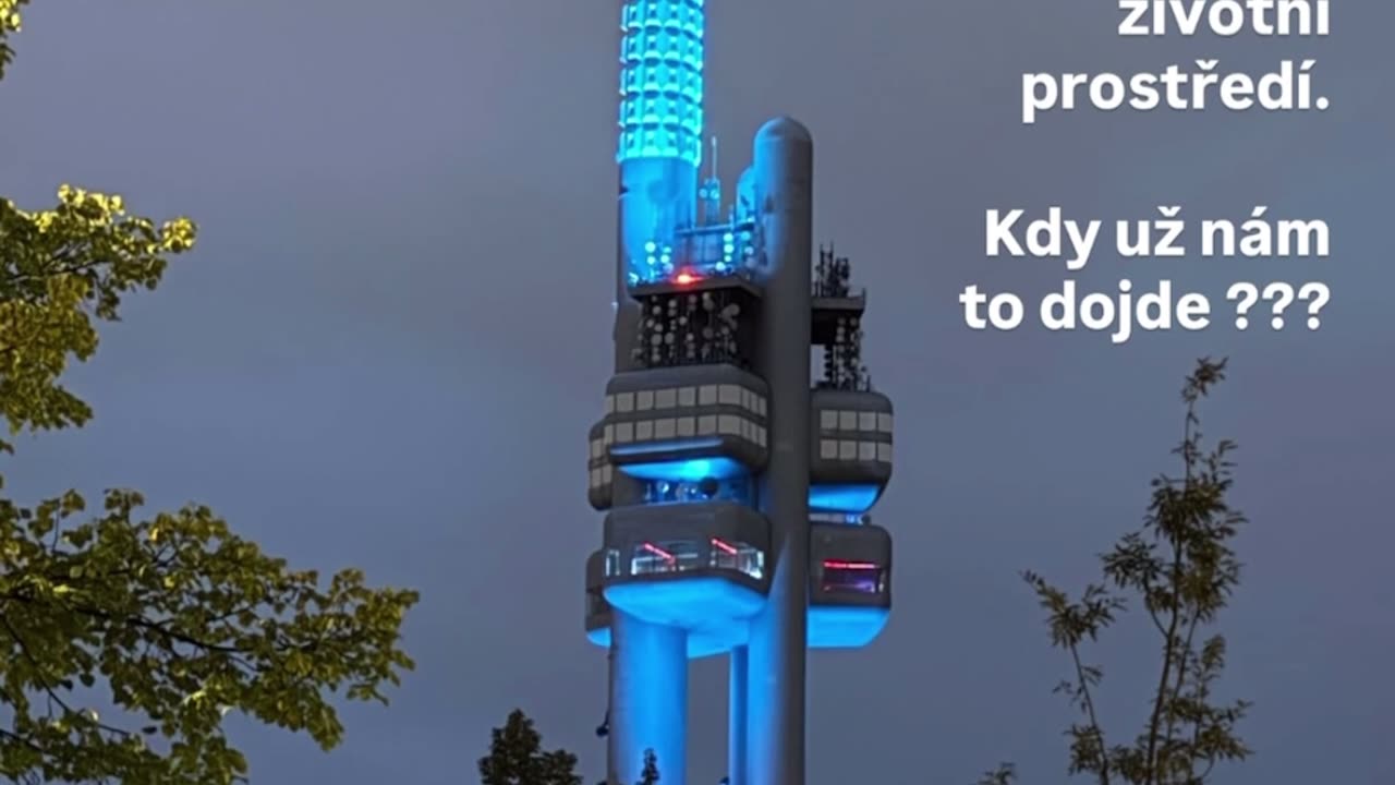 Světelný smog v Praze