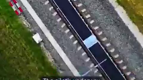Switzerland turns train tracks into solar power plants