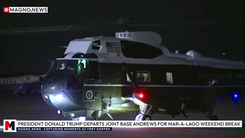 🇺🇸 President Trump Departs Joint Base Andrews in Maryland for Mar-a-Lago in Palm Beach, Florida