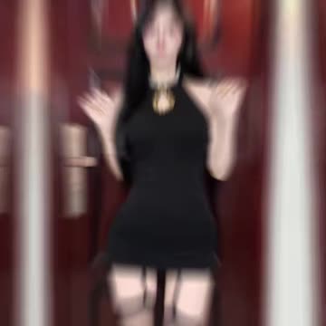 Attractive Jet Black Pantyhose Tempting Romantic Dance | Daily Beauty EP 758