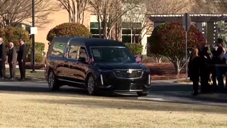 Jimmy Carter begins final journey through Georgia