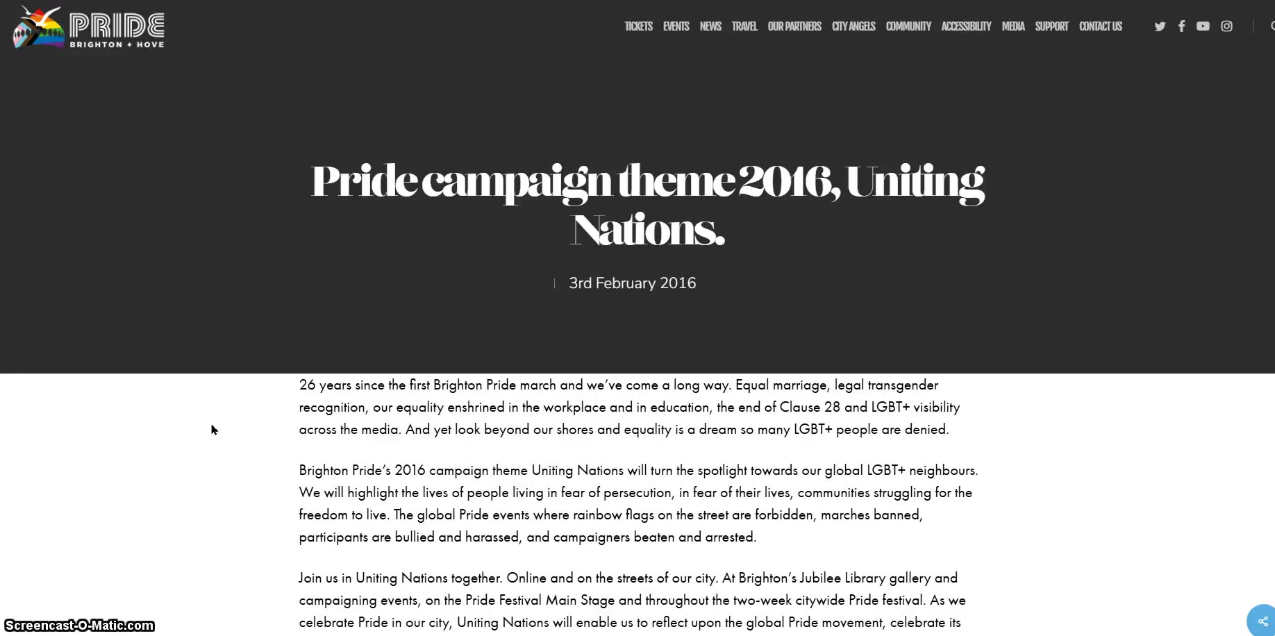 Potential Psyop in Brighton this weekend