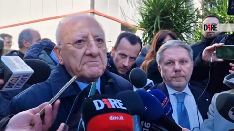 De Luca: "In Campania pochi medici, vergogna continua" (03.03.25)