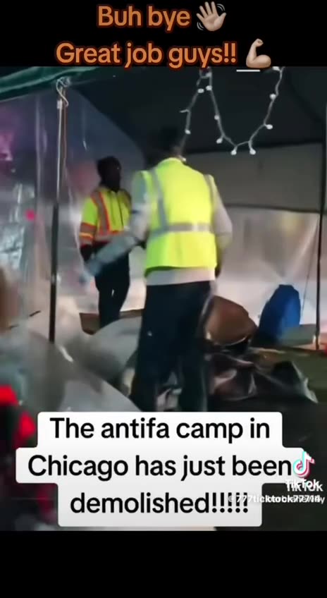 Bye Bye Antifa Camp in Chicago