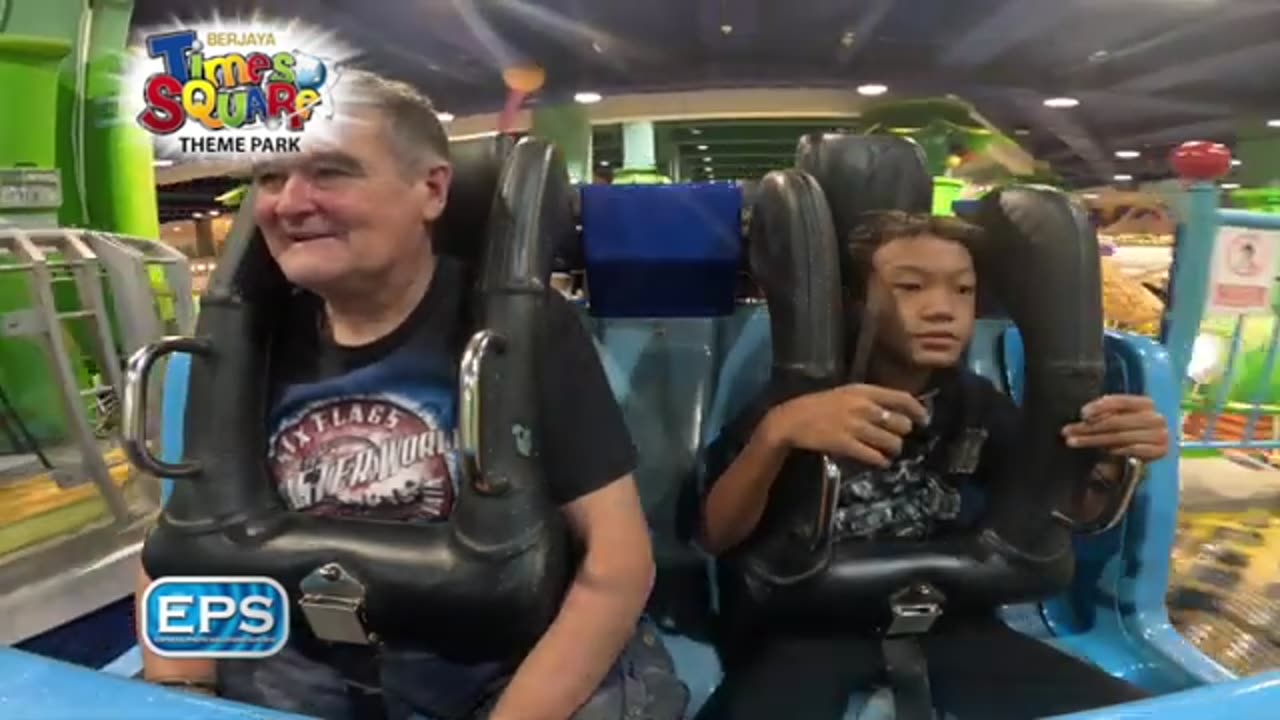 Supersonic Odyssey 🎢 | Dad & Lad Ride Malaysia’s Crazy Indoor Roller Coaster at Time Square KL!