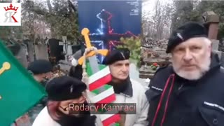 RODACY KAMRACI -Roman Dmowski -82 rocznica śmierci, Cmentarz Bródnowski, Warszawa, 02.01.2021 sobota