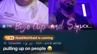 DreBaby talks to Llama after TomiKay was discussed in his live 10/4/25 #bigoclipandsip