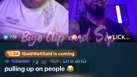 DreBaby talks to Llama after TomiKay was discussed in his live 10/4/25 #bigoclipandsip 