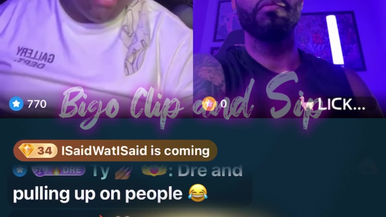 DreBaby talks to Llama after TomiKay was discussed in his live 10/4/25 #bigoclipandsip