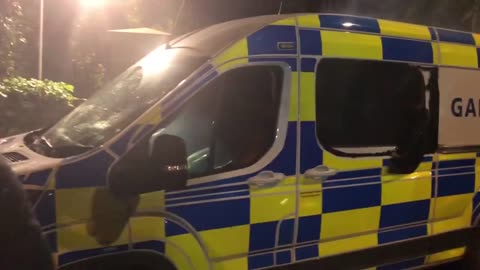 Gardai have no admitted they had plain clothed officers in the crowd now a video