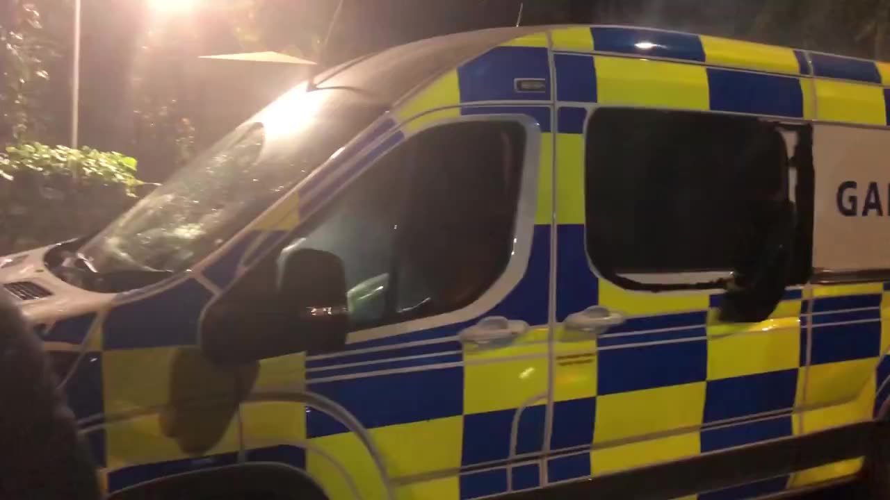 Gardai have no admitted they had plain clothed officers in the crowd now a video