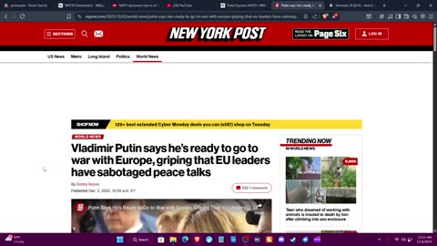 PUTIN IS READY TO GO TO WAR WITH EUROPE #ww3 #news #israelites #endtimes #lastdays