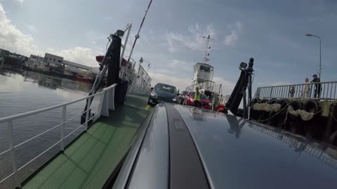 Mark Clark Portrush watching Dolphins on the Magilligan car ferry crossing 2019..