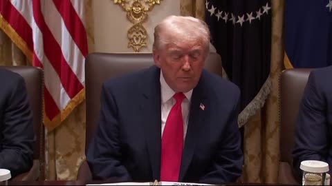 Trump touts dropping gas prices during a cabinet meeting: "We're going to be I think at $2 a gallon