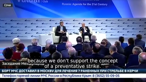 Russian President Mr. Vladimir Putin With Sobering Words
