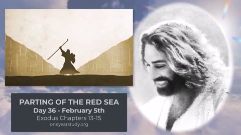 Parting of the Red Sea - Exodus - Day 36 - February 5th - One Year Bible