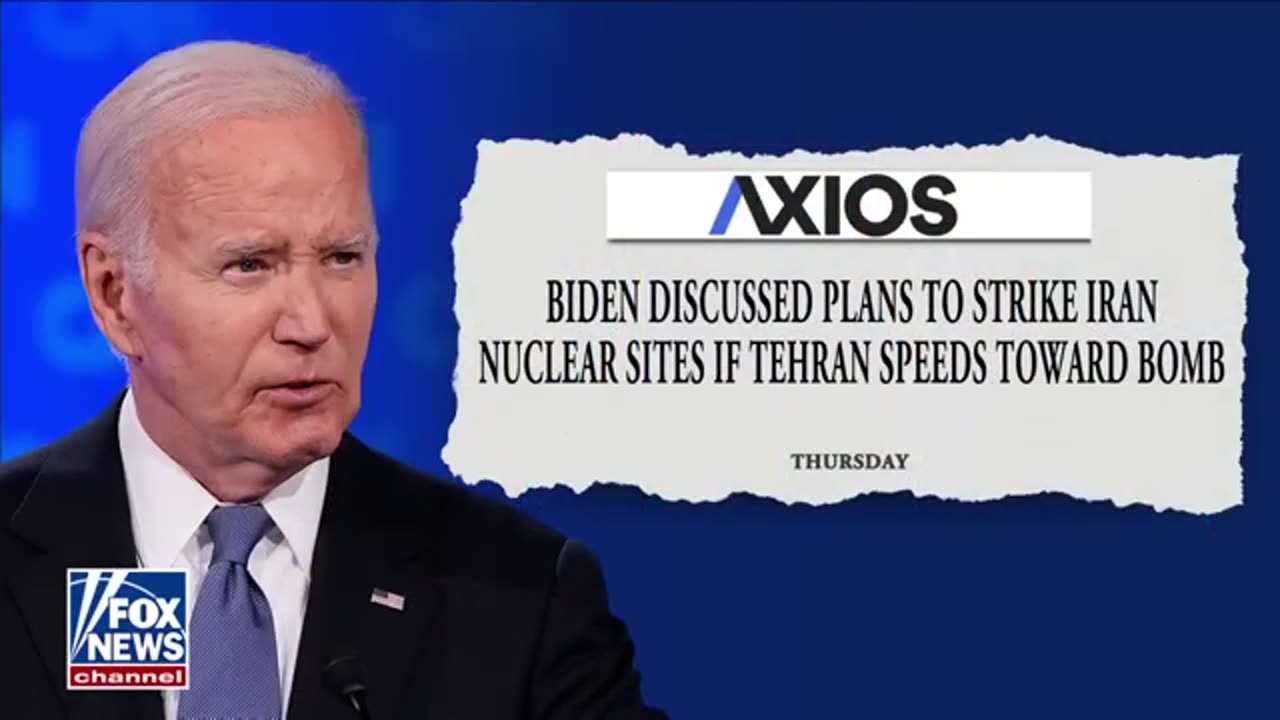 Biden reportedly weighed strikes on Iranian nuclear sites