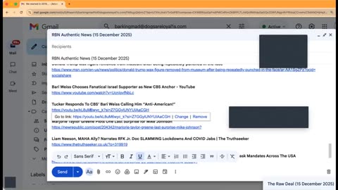 RBN Authentic News (15 December 2025)